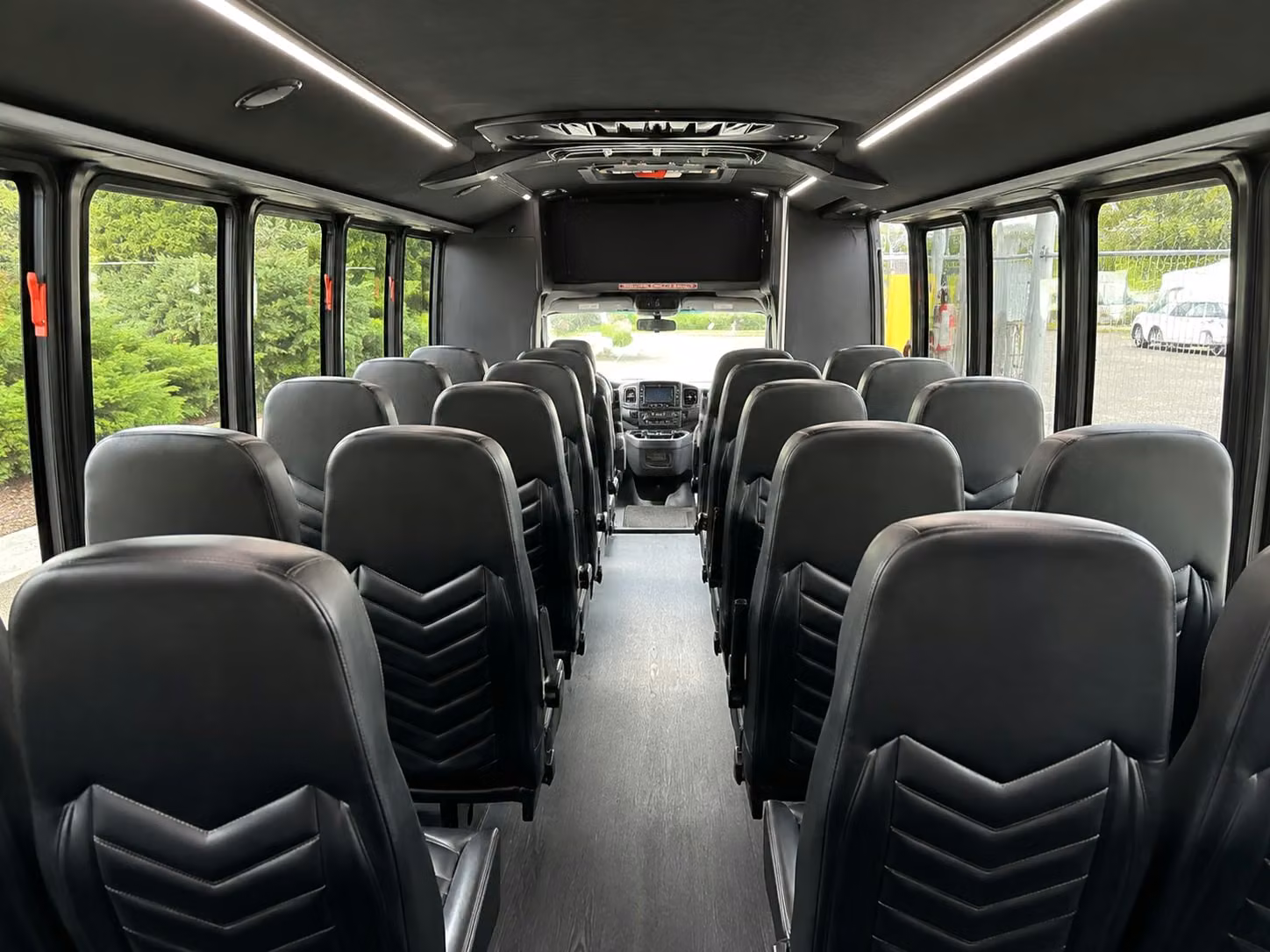 15 passenger minibus inside