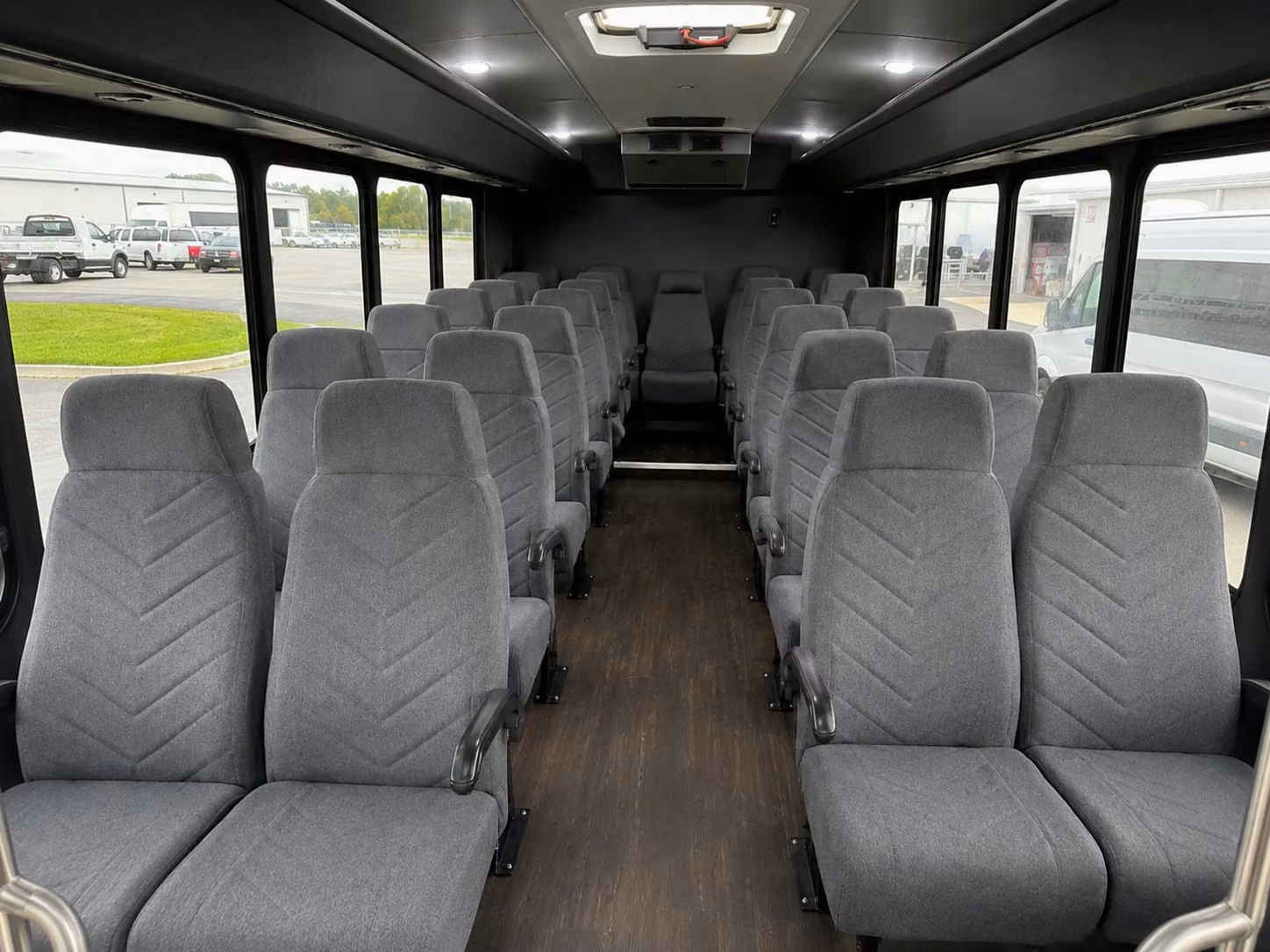 15 passenger minibus interior