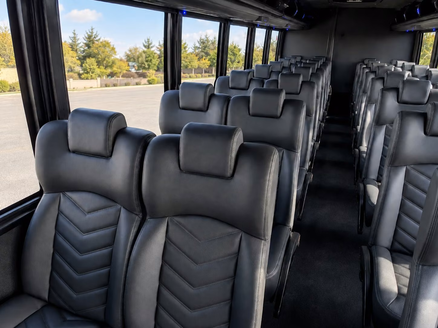 18 passenger minibus inside