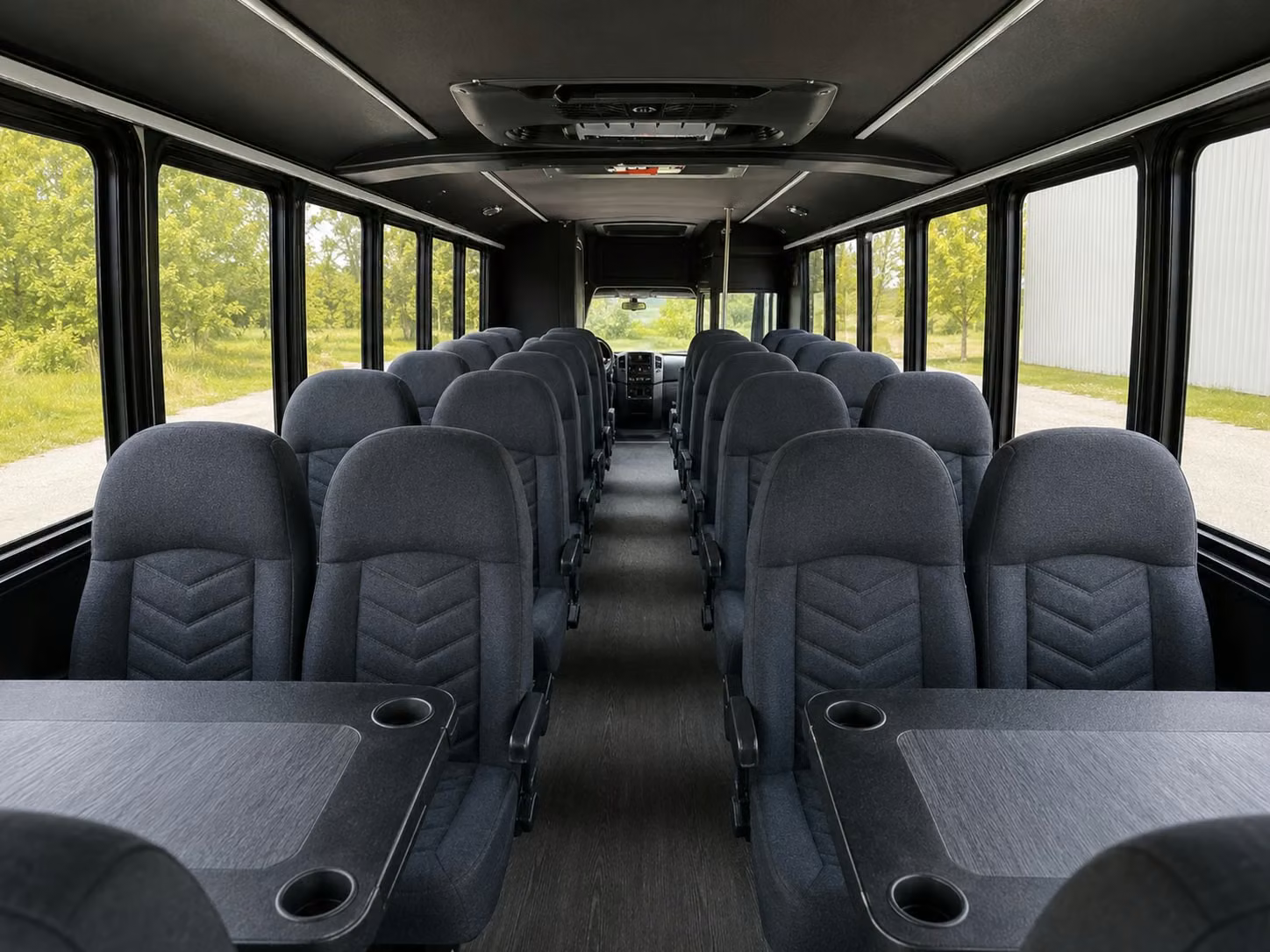 20 passenger minibus inside