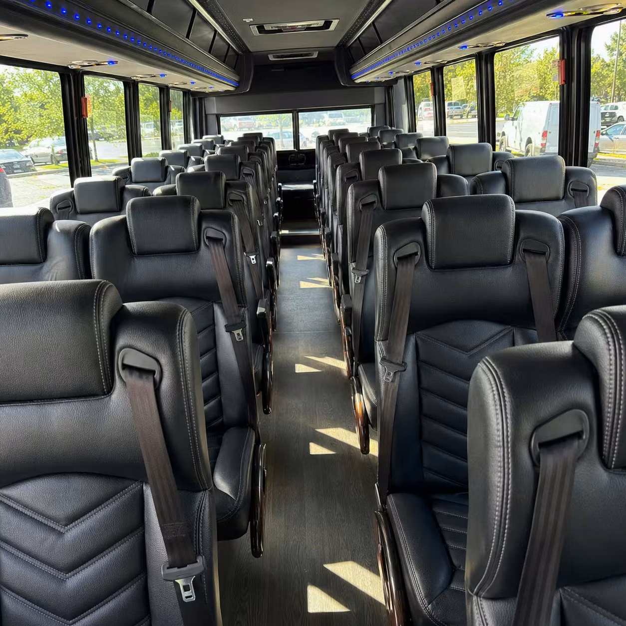 25 passenger minibus inside