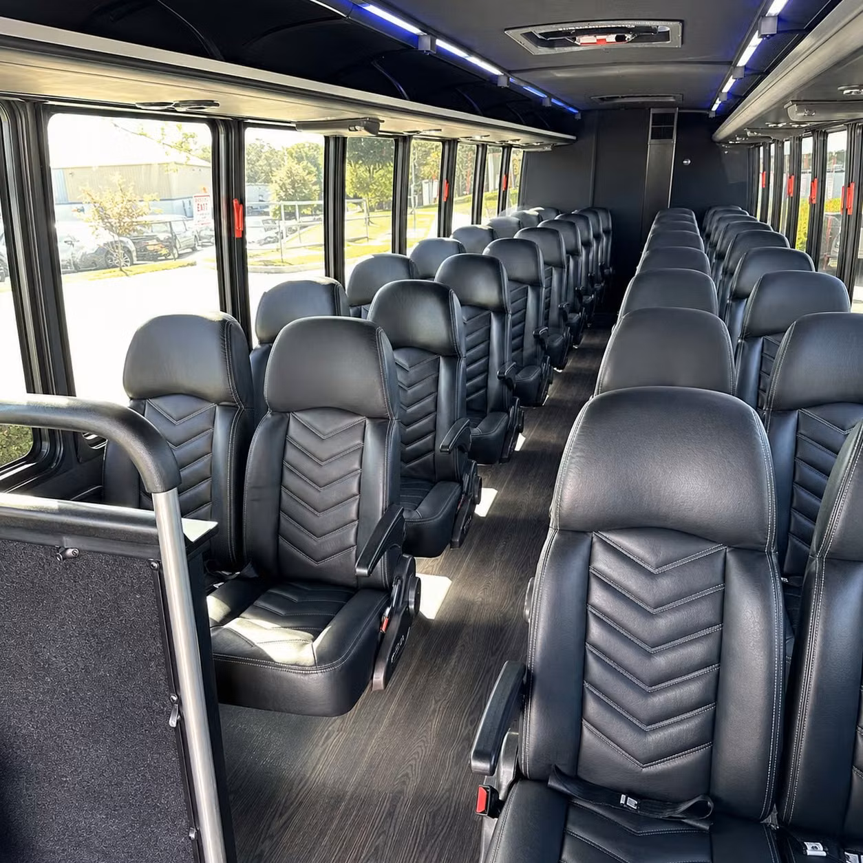 28 passenger minibus inside