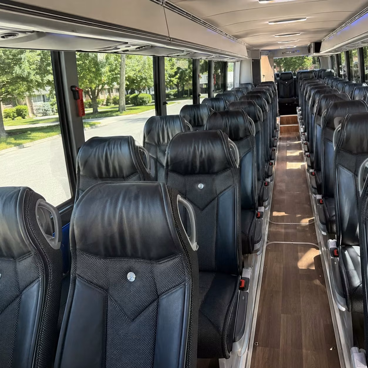 chula vista charter bus rental interior